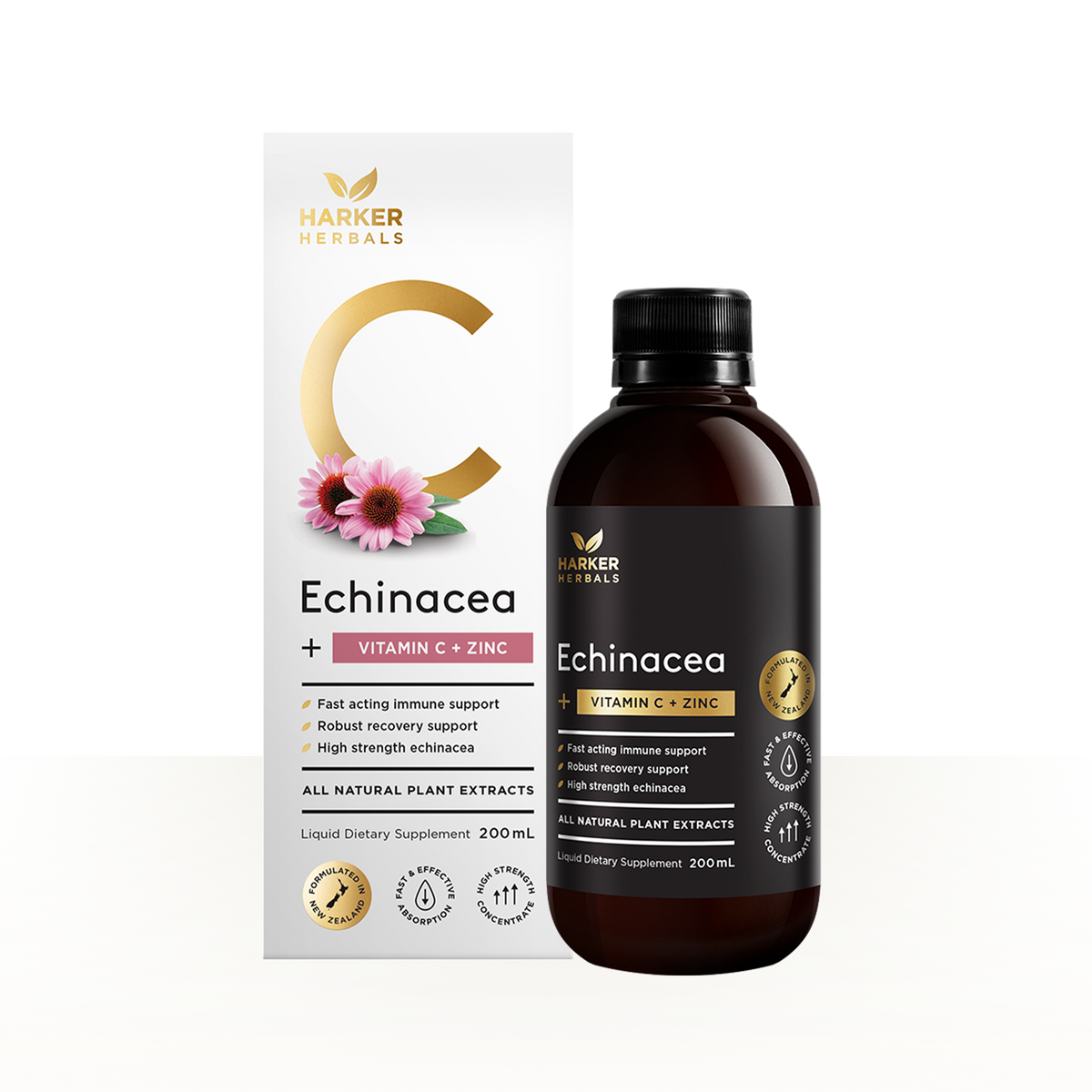 Echinacea, Vitamin C + Zinc