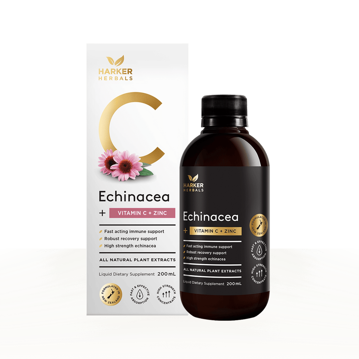 Echinacea, Vitamin C + Zinc - Harker Herbals