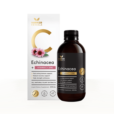 Echinacea, Vitamin C + Zinc - Harker Herbals